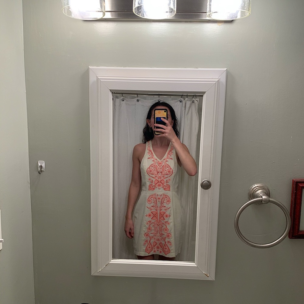 Free People embroidered dress